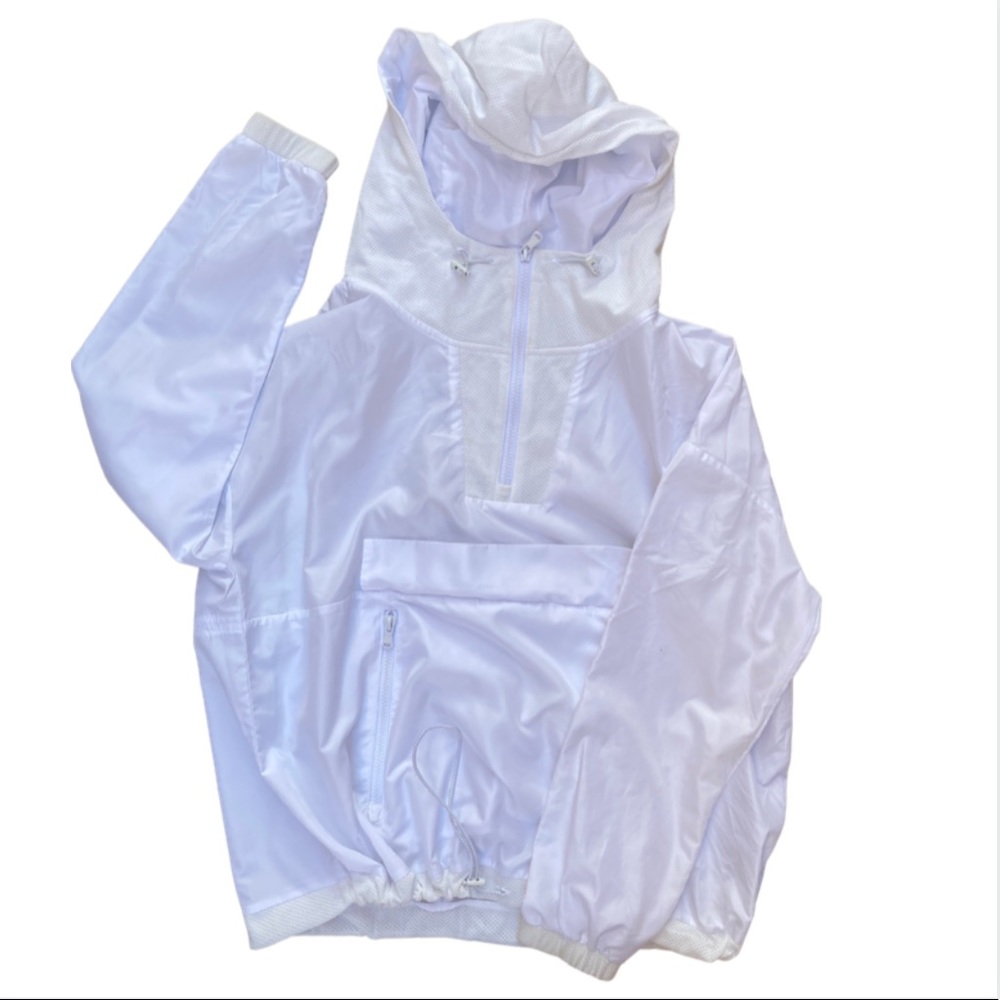 BRAND NEW Avocado White Windbreaker Size S